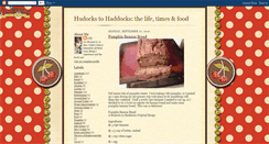 Desktop Screenshot of hudockstohaddocksthelifetimesandfood.blogspot.com