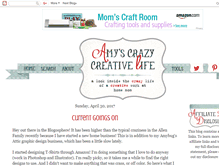 Tablet Screenshot of amyscrazycreativelife.blogspot.com