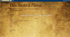 Desktop Screenshot of desmotsalame.blogspot.com