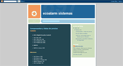 Desktop Screenshot of ecoalarm.blogspot.com