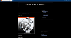 Desktop Screenshot of foose-rims.blogspot.com