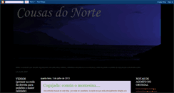 Desktop Screenshot of cousasdonorte.blogspot.com