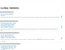 Tablet Screenshot of gblogger-globalwarming.blogspot.com