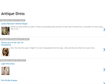 Tablet Screenshot of antiquedress.blogspot.com
