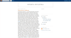 Desktop Screenshot of oferta-ruletka.blogspot.com