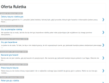 Tablet Screenshot of oferta-ruletka.blogspot.com