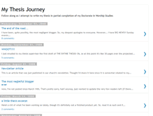 Tablet Screenshot of mythesisjourney.blogspot.com