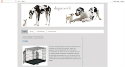 Desktop Screenshot of dogueworld.blogspot.com