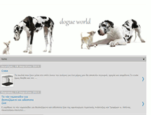 Tablet Screenshot of dogueworld.blogspot.com