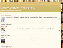 Tablet Screenshot of librarygoddesses-picturebooks.blogspot.com