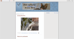 Desktop Screenshot of don-sphynx.blogspot.com