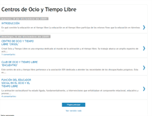 Tablet Screenshot of centrosdeocioytiempolibre.blogspot.com