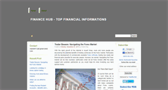 Desktop Screenshot of financehub.blogspot.com