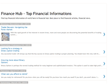 Tablet Screenshot of financehub.blogspot.com