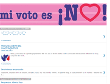 Tablet Screenshot of mivotoesno.blogspot.com