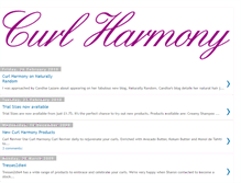 Tablet Screenshot of curlharmony.blogspot.com