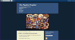 Desktop Screenshot of pigskinprophet.blogspot.com