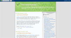 Desktop Screenshot of flashgamedevelopers.blogspot.com