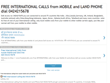Tablet Screenshot of freedesicalls.blogspot.com