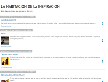 Tablet Screenshot of lahabitaciondelainspiracion.blogspot.com