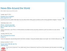 Tablet Screenshot of newsbitsaroundtheworld.blogspot.com