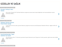 Tablet Screenshot of guzellikvesaglik.blogspot.com