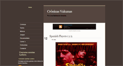 Desktop Screenshot of cronicas-vakunas.blogspot.com