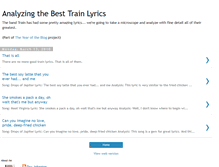 Tablet Screenshot of analyzingthebesttrainlyrics.blogspot.com