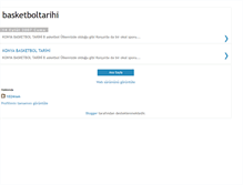 Tablet Screenshot of basketboltarihi.blogspot.com