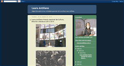 Desktop Screenshot of escritoralauraantillano.blogspot.com