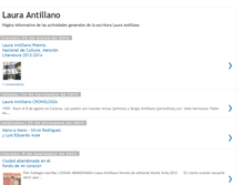 Tablet Screenshot of escritoralauraantillano.blogspot.com