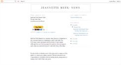 Desktop Screenshot of jeannettemeek.blogspot.com