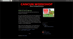 Desktop Screenshot of cancunworkshop.blogspot.com