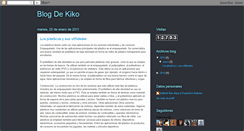 Desktop Screenshot of blogdekiko.blogspot.com