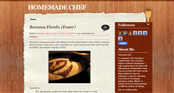 Desktop Screenshot of homemadechef1127.blogspot.com