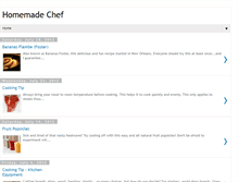 Tablet Screenshot of homemadechef1127.blogspot.com