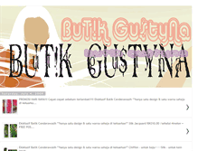 Tablet Screenshot of butikgustyna.blogspot.com