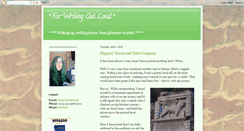 Desktop Screenshot of forwritingoutloud.blogspot.com