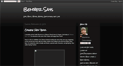 Desktop Screenshot of bembersays.blogspot.com