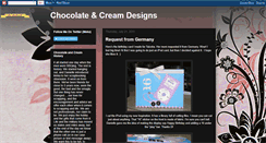 Desktop Screenshot of chocolateandcreamdesigns.blogspot.com