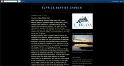 Desktop Screenshot of elfridabaptistchurch.blogspot.com