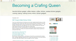 Desktop Screenshot of kitchengadgetqueen.blogspot.com