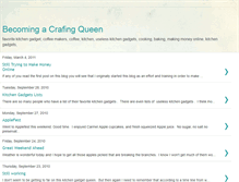 Tablet Screenshot of kitchengadgetqueen.blogspot.com