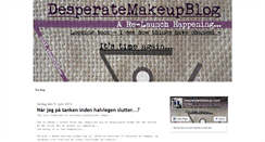 Desktop Screenshot of desperatemakeup.blogspot.com