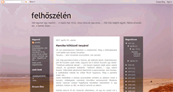 Desktop Screenshot of felho-sanvito.blogspot.com
