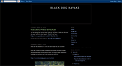 Desktop Screenshot of blackdogkayaks.blogspot.com