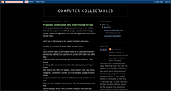Desktop Screenshot of computercollectables.blogspot.com