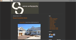 Desktop Screenshot of carvesurfaceworks.blogspot.com