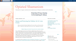 Desktop Screenshot of opiatedshamanism.blogspot.com