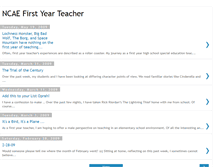 Tablet Screenshot of ncaefirstyearteacher.blogspot.com